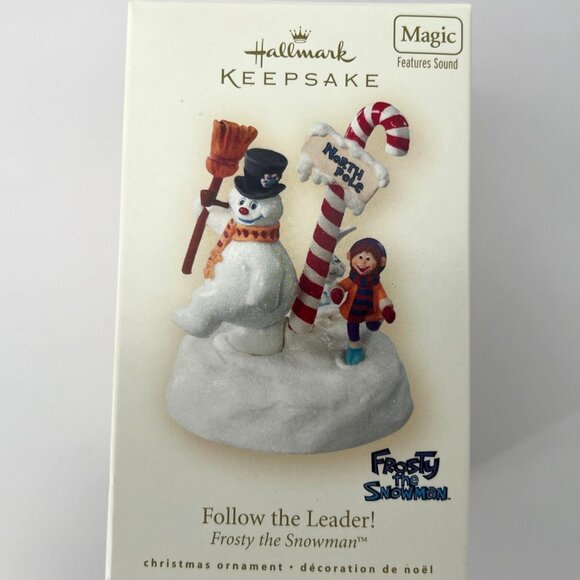 Hallmark Other - Hallmark Keepsake Follow The Leader Frosty The Snowman Christmas Ornament Sound
